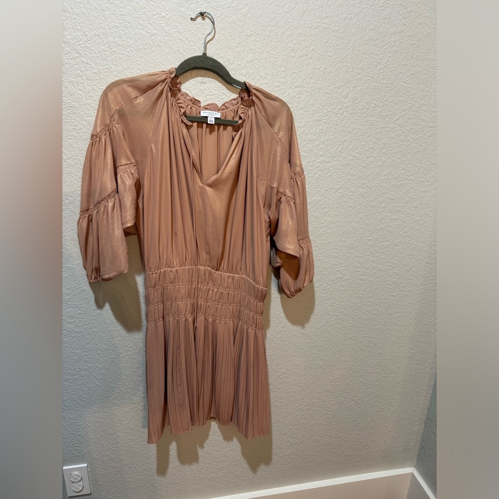 Shimmery pink dress